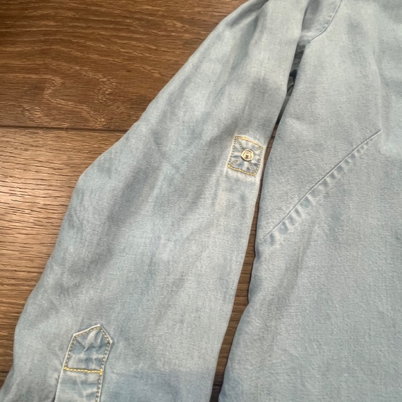 Soft Surroundings TopNotch 100% Tencel Denim Style Tunic Sz L - Picture 4 of 12